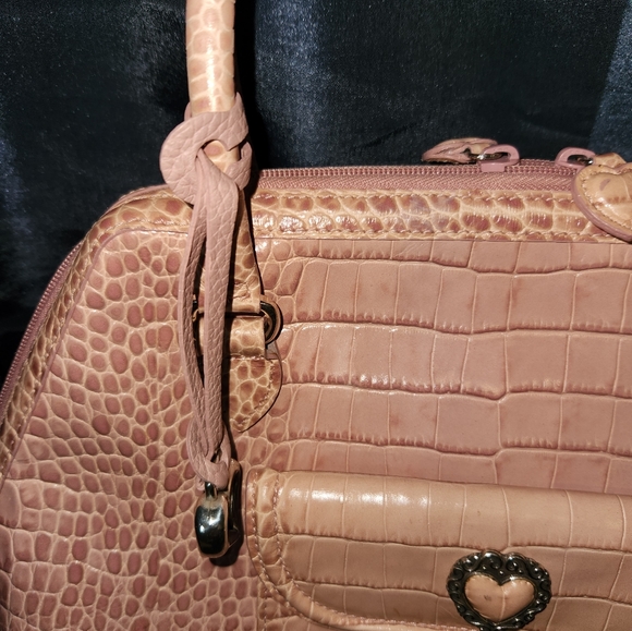 Brighton Lucile Croc Handbag - Picture 3 of 7